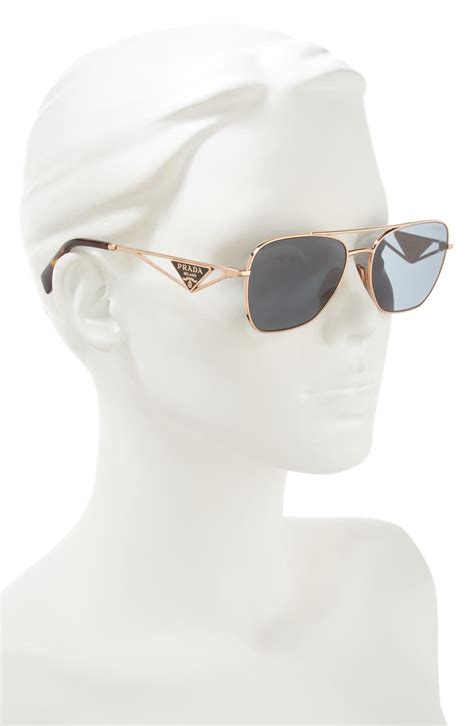 scarpe prada aviator|Prada 59mm Aviator Sunglasses .